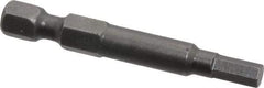 Apex - 5/32" Hex Bit - 1/4" Hex Drive, 1-15/16" OAL - Makers Industrial Supply