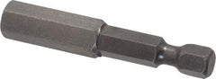 Apex - 5/16" Hex Bit - 1/4" Hex Drive, 1-15/16" OAL - Makers Industrial Supply