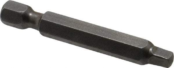 Apex - #3" Square Size Square Recess Bit - 1/4" Hex Drive, 1-15/16" OAL - Makers Industrial Supply