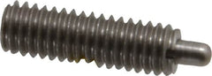 Gibraltar - 5/16-18, 1" Thread Length, 3/16" Plunger Projection, Stainless Steel Threaded Spring Plunger - 0.134" Max Plunger Diam, 1" Plunger Length, 3 Lb Init End Force, 15 Lb Final End Force, 0.0937" Hex - Makers Industrial Supply