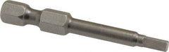 Apex - 3mm Hex Bit - 1/4" Hex Drive, 1-15/16" OAL - Makers Industrial Supply