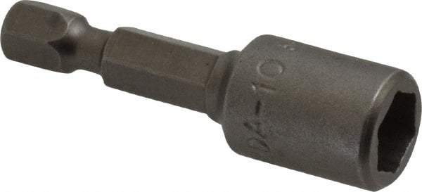 Apex - 5/16" Magnetic Nutsetter - 1/4" Hex Drive, 1-3/4" OAL, 1/2" Socket Nose Diam - Makers Industrial Supply