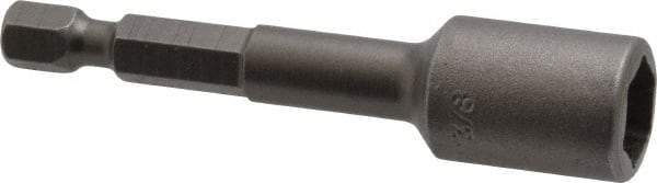 Apex - 3/8" Magnetic Nutsetter - 1/4" Hex Drive, 2-9/16" OAL, 9/16" Socket Nose Diam - Makers Industrial Supply