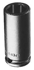 Apex - 1/2" Drive 13/16" Deep Impact Socket - 6 Points, 2-1/4" OAL - Makers Industrial Supply