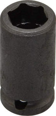 Apex - 1/4" Drive 5/16" Standard Tapered Impact Socket - 6 Points, 1" OAL - Makers Industrial Supply