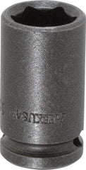 Apex - 1/4" Drive 3/8" Standard Impact Socket - 6 Points, 1" OAL - Makers Industrial Supply