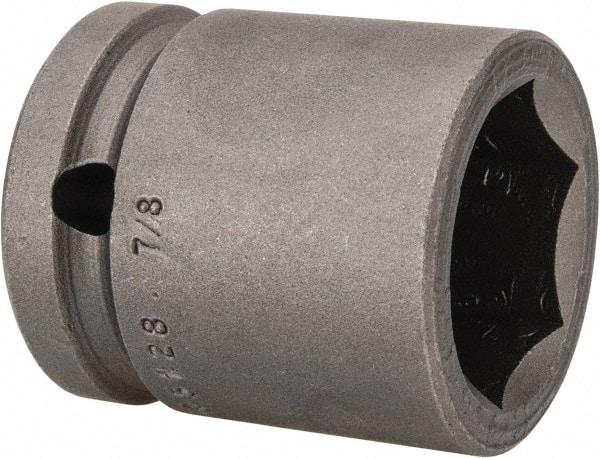 Apex - 1/2" Drive 7/8" Standard Impact Socket - 6 Points, 1-1/2" OAL - Makers Industrial Supply