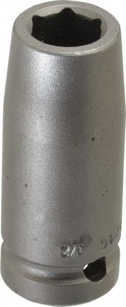 Apex - 1/2" Drive 1/2" Deep Tapered Impact Socket - 6 Points, 2-1/4" OAL - Makers Industrial Supply