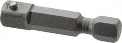 Apex - 1/4" Square Size Hex to Square Extension - 1/4" Hex Drive, 1-3/8" OAL - Makers Industrial Supply