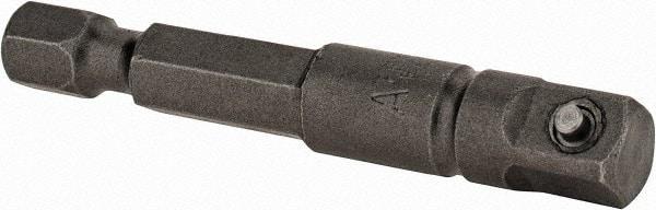 Apex - 1/4" Square Size Hex to Square Extension - 1/4" Hex Drive, 2" OAL - Makers Industrial Supply