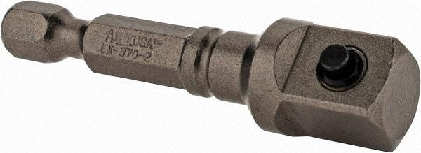 Apex - 3/8" Square Size Hex to Square Extension - 1/4" Hex Drive, 2" OAL - Makers Industrial Supply