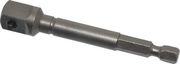 Apex - 3/8" Square Size Hex to Square Extension - 1/4" Hex Drive, 3" OAL - Makers Industrial Supply