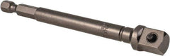 Apex - 3/8" Square Size Hex to Square Extension - 1/4" Hex Drive, 4" OAL - Makers Industrial Supply