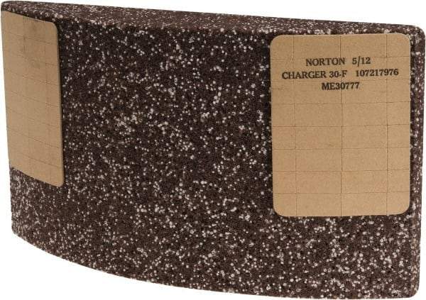 Norton - 11-1/4" Wide x 6" High x 2-1/4" Thick Grinding Segment - Ceramic, 30 Grit, Hardness F - Makers Industrial Supply