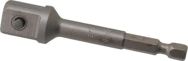 Apex - 1/2" Square Size Hex to Square Extension - 1/4" Hex Drive, 3" OAL - Makers Industrial Supply