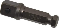 Apex - 1/2" Square Size Hex to Square Extension - 7/16" Hex Drive, 2" OAL - Makers Industrial Supply