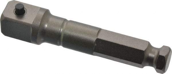 Apex - 1/2" Square Size Hex to Square Extension - 7/16" Hex Drive, 3" OAL - Makers Industrial Supply