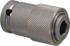 Apex - 7/16 Socket Drive to 1/2 Hex Female Quick-Release Square-Drive to Hex Bit Adapter - 2-1/8" OAL - Makers Industrial Supply