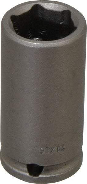 Apex - 3/8" Drive 11/16" Deep Impact Socket - 6 Points, 2" OAL - Makers Industrial Supply