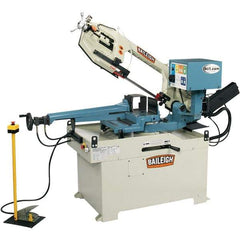 Baileigh - 13.77 x 8.66" Semi-Automatic Combo Horizontal & Vertical Bandsaw - 1 Phase, 60° Right, 45° Left Vise Angle of Rotation, 2 hp, 220 Volts, Frequency Drive - Makers Industrial Supply