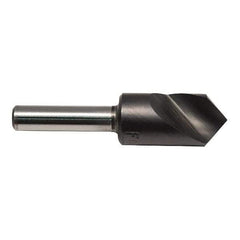 M.A. Ford - 5/8" Head Diam, 1/4" Shank Diam, 1 Flute 120° High Speed Steel Countersink - ALtima Blaze Finish, 2-1/4" OAL - Makers Industrial Supply