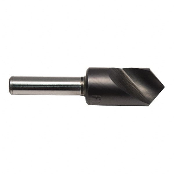 M.A. Ford - 1/2" Head Diam, 1/4" Shank Diam, 1 Flute 100° High Speed Steel Countersink - Makers Industrial Supply