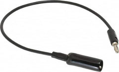 Pomona - Black Electrical Test Equipment Clip - Use with 0.300" Terminal, Banana Plugs - Makers Industrial Supply