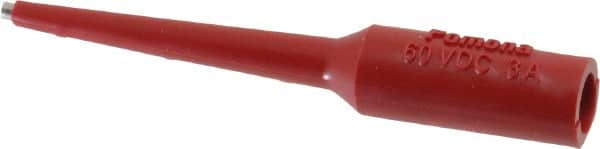 Pomona - Red Electrical Test Equipment Adapter - Use with Connecting Test Leads - Makers Industrial Supply