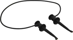 Pomona - Black Electrical Test Equipment Patch Cord - Use with Test Clips - Makers Industrial Supply