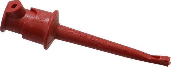 Pomona - Red Electrical Test Equipment Clip - Use with Minigrabbers - Makers Industrial Supply