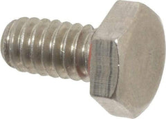 APM HEXSEAL - 1/4-20, Grade 18-8 Stainless Steel, Self Sealing Hex Bolt - Passivated, 1/2" Length Under Head, Silicone O Ring, UNC Thread - Makers Industrial Supply