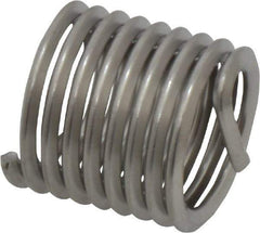 Recoil - 5/8-11 UNC, 0.938" OAL, Free Running Helical Insert - 8-1/2 Free Coils, Tanged, Stainless Steel, Bright Finish, 1-1/2D Insert Length - Makers Industrial Supply