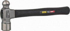 Stanley - 1 Lb Head High Carbon Steel Ball Pein Hammer - Hickory Handle, 14" OAL - Makers Industrial Supply