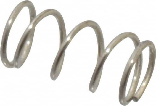 Value Collection - 0.12" OD, 0.012" Wire, 1/4" Free Length, Music Wire Compression Stock Springs Spring - 6.31 Lb Spring Rating - Makers Industrial Supply