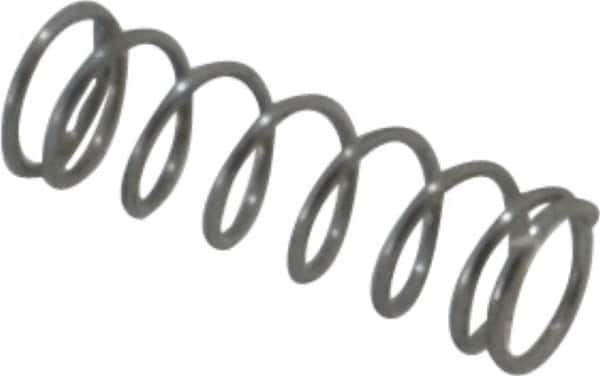 Value Collection - 0.12" OD, 0.012" Wire, 3/8" Free Length, Music Wire Compression Stock Springs Spring - 4.11 Lb Spring Rating - Makers Industrial Supply