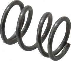 Value Collection - 0.18" OD, 0.02" Wire, 1/4" Free Length, Music Wire Compression Stock Springs Spring - 21.18 Lb Spring Rating - Makers Industrial Supply