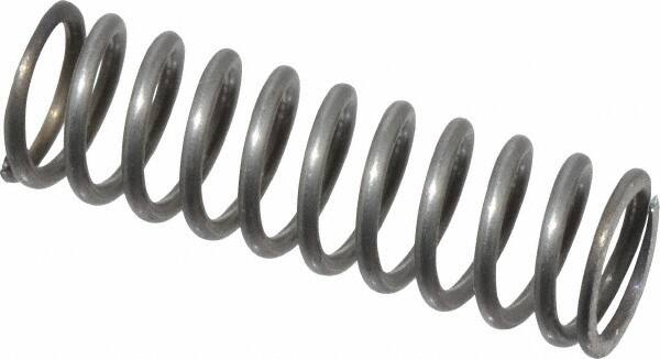 Value Collection - 0.3" OD, 0.035" Wire, 1" Free Length, Music Wire Compression Stock Springs Spring - 12.74 Lb Spring Rating - Makers Industrial Supply