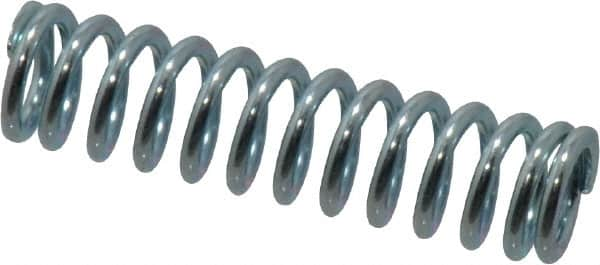 Value Collection - 0.3" OD, 0.047" Wire, 1-1/4" Free Length, Music Wire Compression Stock Springs Spring - 32.87 Lb Spring Rating - Makers Industrial Supply