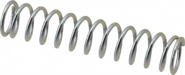 Value Collection - 0.36" OD, 0.041" Wire, 1-3/4" Free Length, Music Wire Compression Stock Springs Spring - 9.09 Lb Spring Rating - Makers Industrial Supply