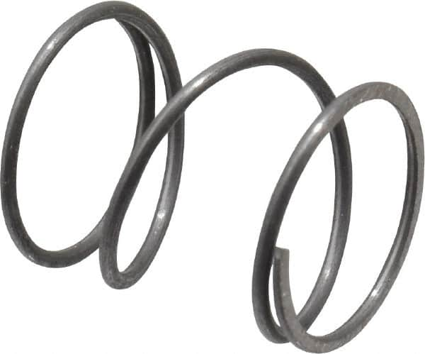 Value Collection - 0.42" OD, 0.028" Wire, 1/2" Free Length, Music Wire Compression Stock Springs Spring - 7.54 Lb Spring Rating - Makers Industrial Supply