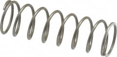 Value Collection - 0.48" OD, 0.041" Wire, 1-1/2" Free Length, Music Wire Compression Stock Springs Spring - 6.82 Lb Spring Rating - Makers Industrial Supply