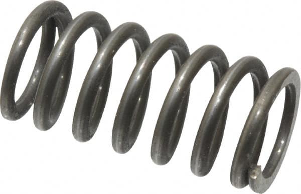 Value Collection - 0.48" OD, 0.062" Wire, 1" Free Length, Music Wire Compression Stock Springs Spring - 48.2 Lb Spring Rating - Makers Industrial Supply