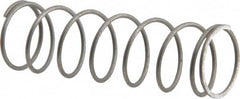 Value Collection - 0.6" OD, 0.041" Wire, 2" Free Length, Music Wire Compression Stock Springs Spring - 3.73 Lb Spring Rating - Makers Industrial Supply