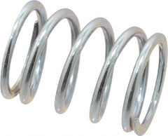 Value Collection - 0.72" OD, 0.072" Wire, 1" Free Length, Music Wire Compression Stock Springs Spring - 41.15 Lb Spring Rating - Makers Industrial Supply