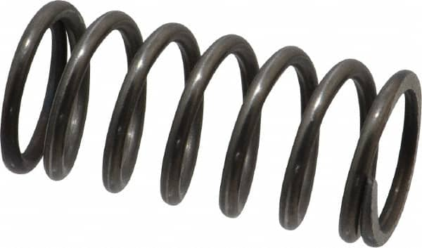 Value Collection - 0.72" OD, 0.08" Wire, 1-1/2" Free Length, Music Wire Compression Stock Springs Spring - 38.45 Lb Spring Rating - Makers Industrial Supply