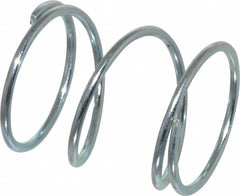 Value Collection - 0.85" OD, 0.054" Wire, 1" Free Length, Music Wire Compression Stock Springs Spring - 12.22 Lb Spring Rating - Makers Industrial Supply