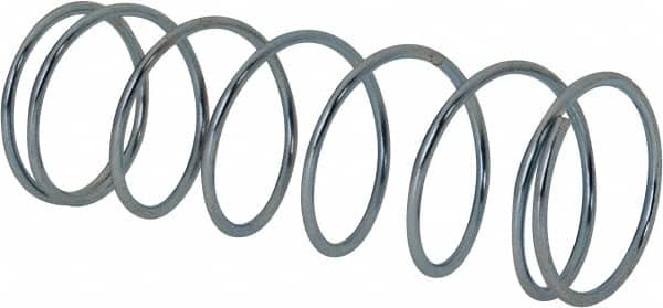 Value Collection - 0.85" OD, 0.054" Wire, 2-1/2" Free Length, Music Wire Compression Stock Springs Spring - 4.55 Lb Spring Rating - Makers Industrial Supply