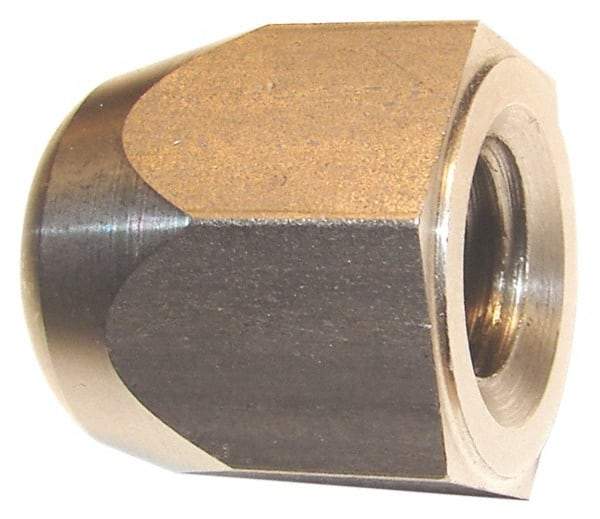 Morton Machine Works - 3/4-10" UNC, 1-1/4" Width Across Flats, Uncoated, Stainless Steel Acorn Nut - 1-3/8" Overall Height, Grade 303, TCMAI - Makers Industrial Supply