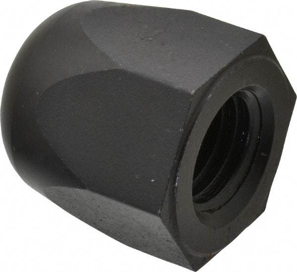 Morton Machine Works - 3/4-10" UNC, 1-1/4" Width Across Flats, Black Oxide Finish, Steel Acorn Nut - 1-3/8" Overall Height, TCMAI - Makers Industrial Supply