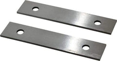 Value Collection - 6" Long x 1-1/4" High x 1/8" Thick, Tool Steel Parallel - 0.0002" Parallelism, Sold as Matched Pair - Makers Industrial Supply